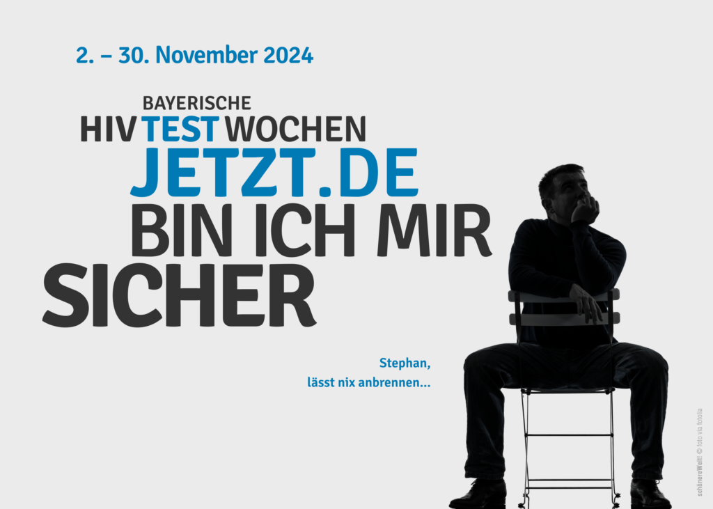 HIV-Testwochen Motiv Stephan: lässt nichts anbrennen...