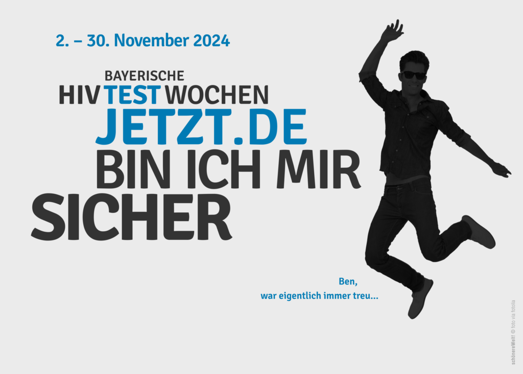 HIV-Testwochen Motiv Ben: war eigentlich immer treu...