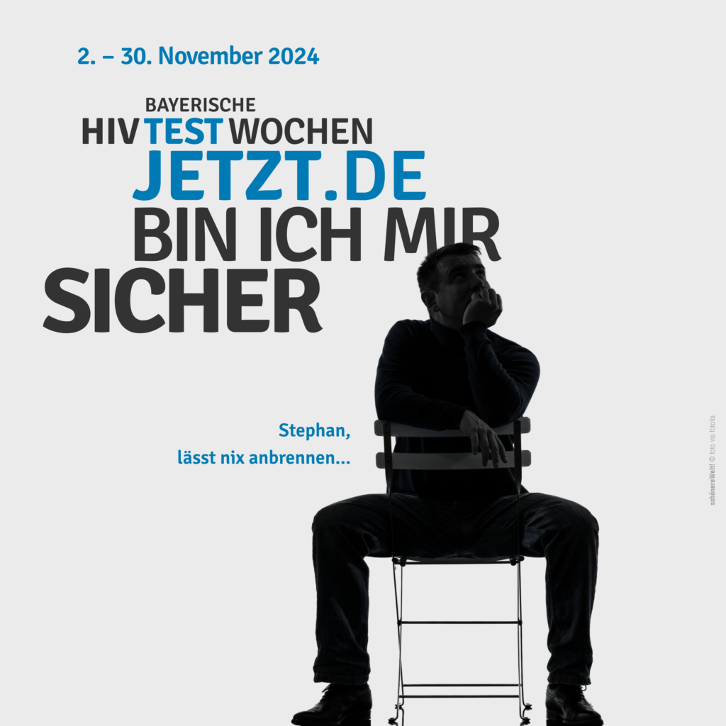 HIV-Testwochen Motiv Stephan: lässt nichts anbrennen...