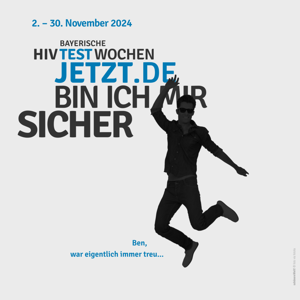 HIV-Testwochen Motiv Ben: war eigentlich immer treu...