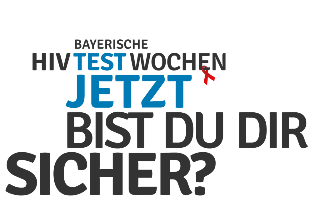 Logo Bayerische HIV-Testwochen - TestJetzt.de - Bist Du Dir sicher?