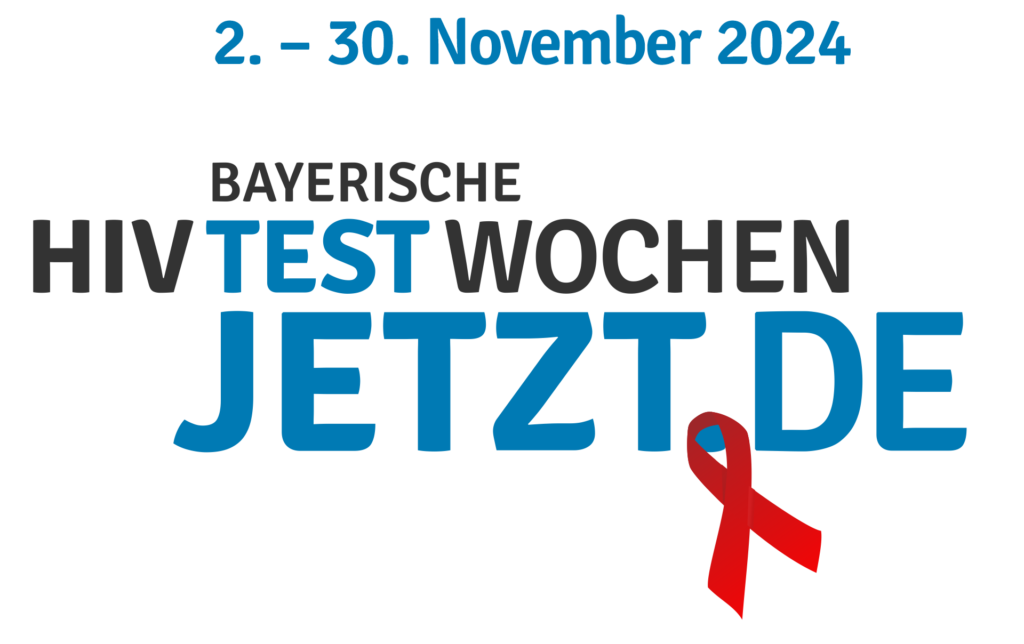 Logo Bayerische HIV-Testwochen - 2. - 30. November 2024