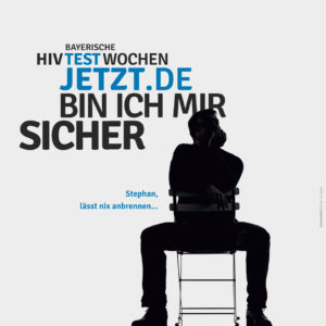 HIV-Testwochen Motiv Stephan: lässt nichts anbrennen... Stephan fickt gern!