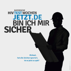 HIV-Testwochen Motiv Michael: hat alle Zeichen der Zeit ignoriert, ist es jetzt zu spät?